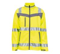 PLANAM PLANAM Veste de signalisation softshell Plaline, jaune / ardoise, Taille unisexe : M Quantité:1