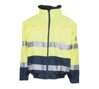 PLANAM Veste confort de signalisation taille XL jaune/marine 100 % PES