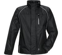 PLANAM Veste de pluie MONSUN 1470 noir, capuche enroulable, coupe-vent et imperméable Taille : XL