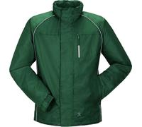 PLANAM Veste de pluie MONSUN 1473 verte, capuche enroulable, coupe-vent et imperméable Taille : 3XL