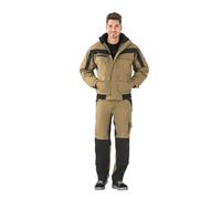 PLANAM® veste de travail unisexe PLALINE sable, noir taille 3XL