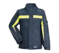 PLANAM 'Cosmic' veste respirante imperméable, noir/orange, taille:XXXL, Taille:2XL, Couleur:marine/jaune
