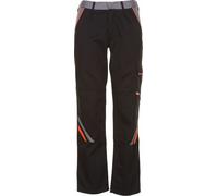 Planam Visline pantalon professionnel noir/orange/zinc taille 52, 2421052