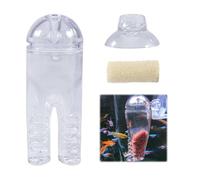 Planaria Trap Piège à planaria avec 2 tubes - Piège planaria Trap en acrylique - Piège efficace pour aquarium, escargots, sangsues dans l'aquarium - Réutilisable, transparent