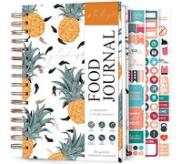 PLANBERRY Journal alimentaire Premium - Planificateur nutritionnel - Suivi de régime et de calories - Journal de repas et d'exercice - Journal de perte de poids (ananas)