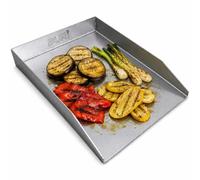 Plancha 1er 30 x 20 cm avec bord de service compatible avec Weber WSM 57 cm