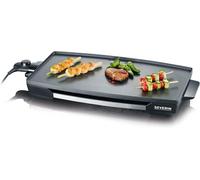 Plancha 2 200 W, Plaque De Cuisson Xxl Pour Viandes, Poissons & Légumes Au Revêtement Anti-Adhésif, Gril Électrique Avec Bac Récupérateur De Graisse Amovible, Noir, Kg 2397[PLA6120800]