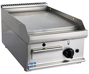 Plancha 400 gaz lisse E7/KTG1BBL - SARO