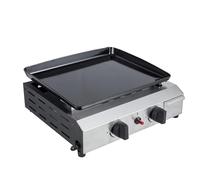 Plancha à gaz 2 brûleurs WERKA PRO
