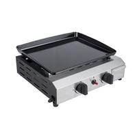 WERKA PRO Plancha à gaz 2 brûleurs