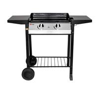 Somagic Barbecues Plancha à gaz PAMPLUNA 2 brûleurs 5,3 kW plaque en fonte émaillée