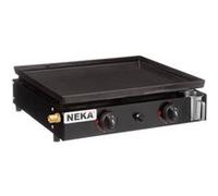 Plancha à gaz 2 feux Neka Noir G