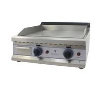 Plancha à gaz - 65cm - propane/butane - 30mbar acier inox professionnel 3614044