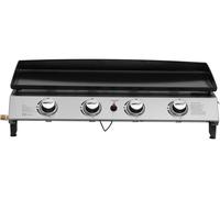 Plancha à gaz avec 4 brûleurs en métal "Jolly" - 10 Kw - Gris