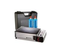 Plancha portable à gaz 2300W Kemper + 2 cartouches de gaz