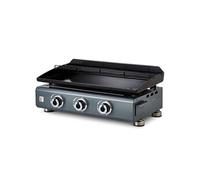 Plancha à gaz Silvia II G 3 Feux Gris métallisé - BRASERO - Plaque acier émaillée - 67 x 34 cm - 7,5 kW