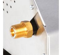 Plancha à gaz noir et inox Somagic 5,3 W