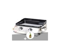 Plancha à gaz Vera 200 avec cuve en inox - Somagic + Dégraissant plancha