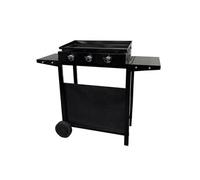 Happy Garden Plancha au gaz MÉRIDA 3 brûleurs 6 kW + chariot