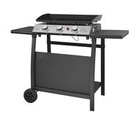 Plancha au gaz SÉVILLE - 3 brûleurs 7,5kW + chariot