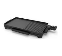 BLACK+DECKER BXGB2200E - Plancha et grill de table. 2200W. Surface plaque 49x27cm. Plateau collecteur de graisse. Revêtement anti-adhérent. Nettoyage facile. Contrôle température. Pieds antidérapants