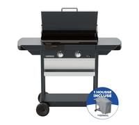 Plancha - CAMPINGAZ - 3000006755 - 2 brûleurs - Plaque en fonte émaillée - Surface cuisson 66x42 cm