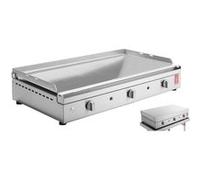 Plancha Pla.net Plancha CHEF 80 Lisse + Couvercle à Charnières