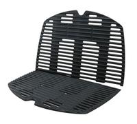 Plancha de Cuisson et Grille de Cuisson en Fonte pour Weber Q100, Q300, Q320, Q3000, Q3200 Grilles de CuissonGril à Gaz, Pièces de Rechange pour Weber 7644/6558, 32 x 21,3CM, Paquet 2