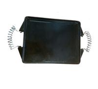 Plancha double face fonte émaillée rectangle 27x21cm - Vaello