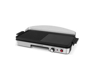Plancha électrique 1900w 50.5 x 25.5cm noir inox riviera & bar qpl365