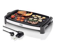 Plancha Électrique 2200 Watts - Pour 4-8 Personnes I Grill Portable De Taille Xxl Pour L'Intérieur I Plancha Électrique Barbe