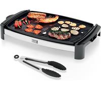 Plancha Électrique 2200W - Incl. Pince À Griller I 45X30Cm I Grill Electrique Pour Exterieur & Intérieur I Grills Électriques Inox Xxl Planchas De Table Barbecue Extérieur Camping [IND6231708]