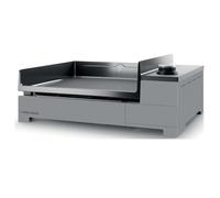 Forge Adour Plancha électrique PREMIUME45ANG 2500 W plaque fonte émaillée 44 x 40,5 inox G