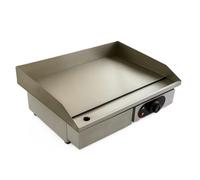 Plancha électrique de table 55 cm - thermostat réglable 300°C - 3 kW - bac récupérateur - acier inox