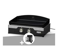 Plancha électrique allure 260 duo 60 x 40 cm + desserte - le marquier