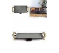 Plancha Électrique - APECT - 1800W - Revêtement Antiadhésif - Bac Récupérateur - 46 x 26 cm
