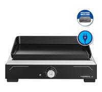 Campingaz Plancha à poser 1 XD – Fonte émaillée, 45x30 cm, 2500 W, thermostat réglable