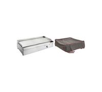 - Plancha électrique en inox Chef 80 cm Avec housse