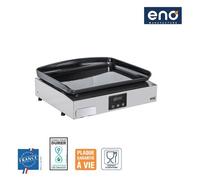 Eno Plancha électrique Initial 50 – Fonte – 48x38 cm – Noir/Gris – À poser