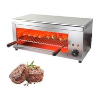 Plancha Électrique Familiale 30L, 2000W - 4 Grilles Réglables En Hauteur, Contrôle De Température (50-300°C), Sans Fumée, Appareil Multifonction Pour Raclette Et Grill