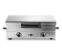 Plancha électrique KRAMPOUZ Club inox 2 brûleurs à poser, 65.5x39.5 cm