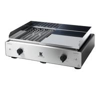 Krampouz Plancha électrique DUO K GECIO2OA inox 2 brûleurs 70x40 cm