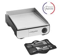 Plancha électrique LAGRANGE Pro 35S noir à poser, 40x35 cm + kit d'accessoires