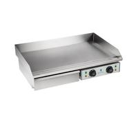 Plancha électrique lisse - 75cm - 2 x 2.2kW acier inox professionnel 3614039