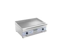 Plancha électrique lisse - 75cm - 2 x 3.2kW acier inox professionnel