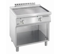 Plancha Electrique Lisse Professionnelle - Armoire Ouverte - Bartscher