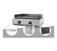 Plancha électrique Modern 60 inox avec couvercle chariot et housse -