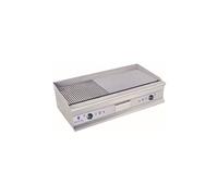 Plancha Électrique Nervurée - 100cm - 2 X 3.2kw Acier Inox Professionnel Helloshop26 3614047