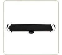 Plancha Electrique - Planche LITTLE BALANCE 8239 Happy 90, 8-10 personnes, XXL anti-adhésive, Tout aliment, 2000W, Noir/I