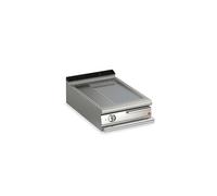 Plancha électrique Plaque 1/3 rainurée 27,5 dm² P 700 7,5 kW